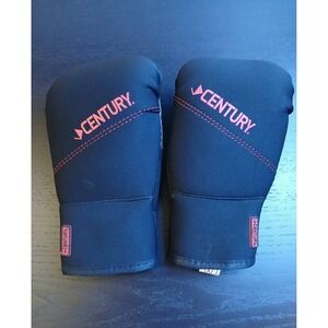 Century FloMotion Black Red Mesh Neoprene Bag Gloves L/XL Cardio Kickboxing
